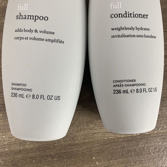 NEW Living Proof Full Shampoo & Conditioner (8 oz) Thick Hair Cleanser Combo Set - Picture 10 of 16